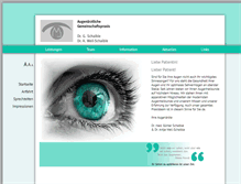 Tablet Screenshot of drs-schaible.de